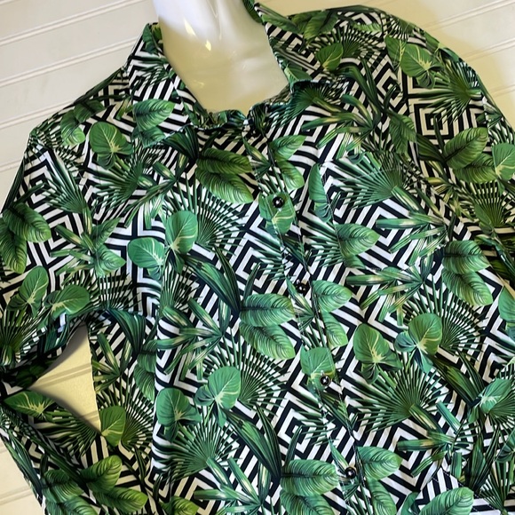 Paisley & Gray Leaf π΄ π Printed Button Down Dress Shirt - Picture 10 of 12